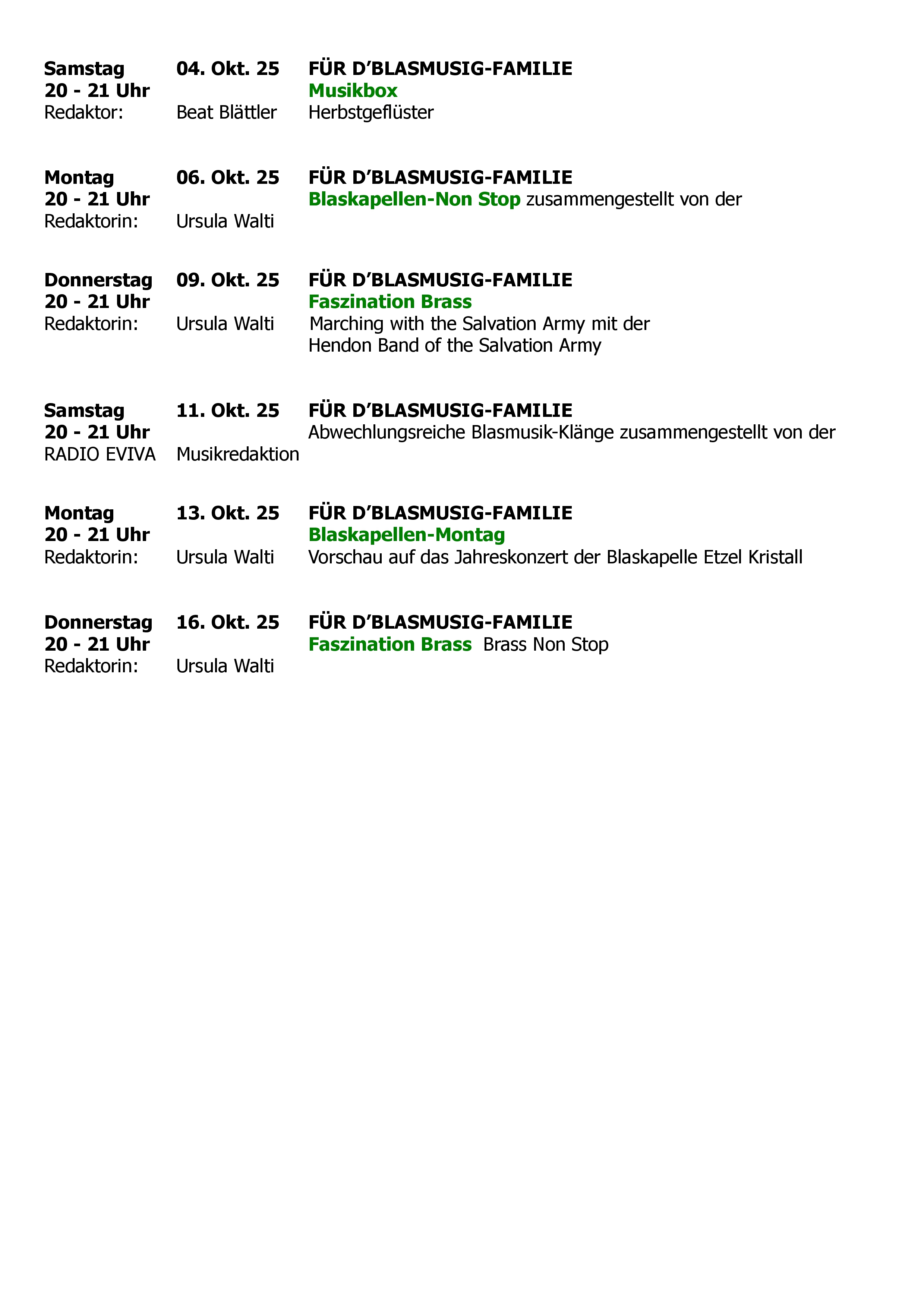 Eviva Blasmusik Sendungen-13.9.25 - 15.10.25-0002